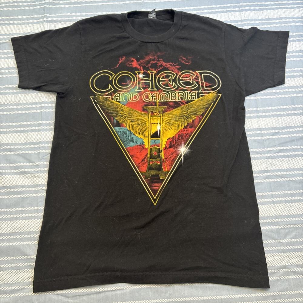 Coheed and Cambria 2017 Tour Concert Black Short Sleeve Tee Shirt Small Cotton - Picture 3 of 6